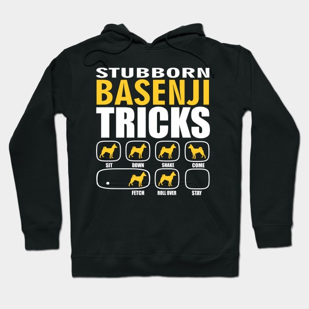 Stubborn Basenji Tricks Hoodie by Madfido